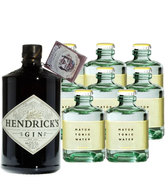 Hendrick’s Gin & 8 x Match Indian Tonic Set