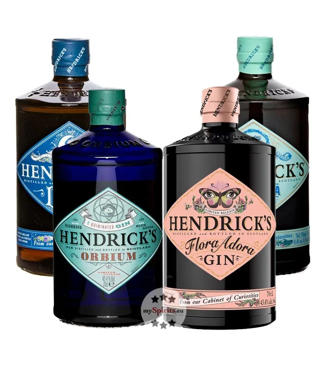 Hendrick’s Gin Set Editionen – Flora Adora, Orbium, Lunar & Neptunia