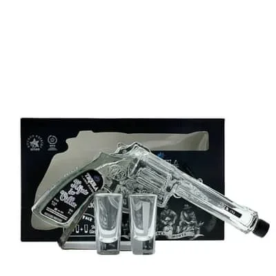 Hijos de Villa Tequila Blanco Silver im Set mit zwei Shotgläsern 20cl