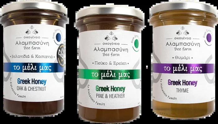 Honeyed Christmas greetings (3x Greek honey)