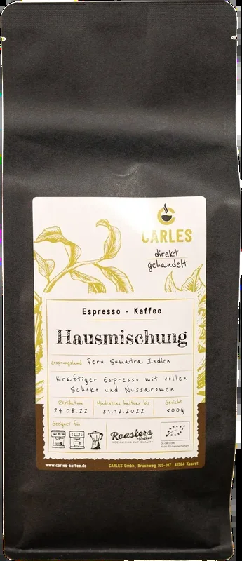 House blend Espresso Blend Organic