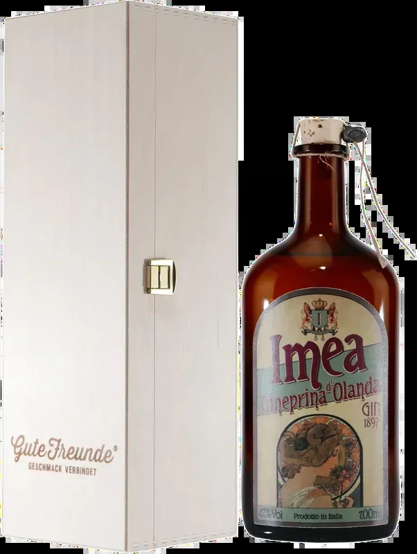 Imea Gineprina d’Olanda Gin with wooden gift box
