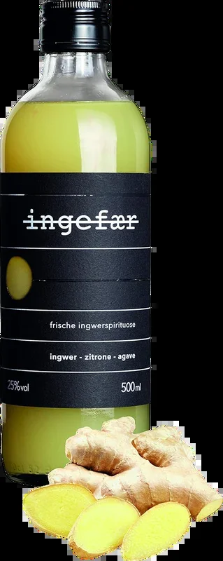 ingefær ginger-lemon agave liqueur