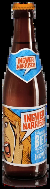 Ingwer Narrisch – mixed beer drink with ginger syrup