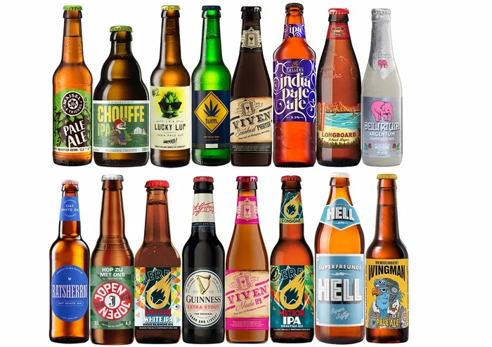 Internationales Craft Beer Paket mit 18 Bierflaschen