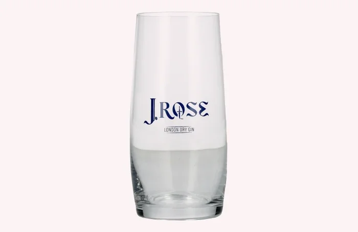 J. Rose Gin Glas