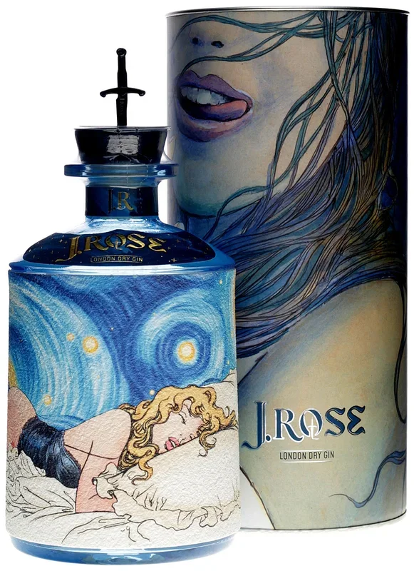 J. Rose London Dry Gin JR80 Limited Edition mit Geschenkdose 0,7 Liter 43 % Vol.