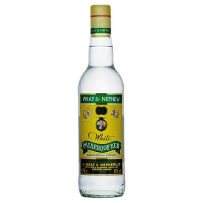 J.Wray & Nephew’s Overproof White Rum 70cl