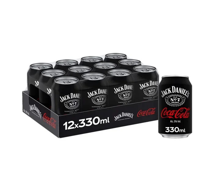Jack Daniel’s x Cola Ready to Drink 33cl 12-Pack