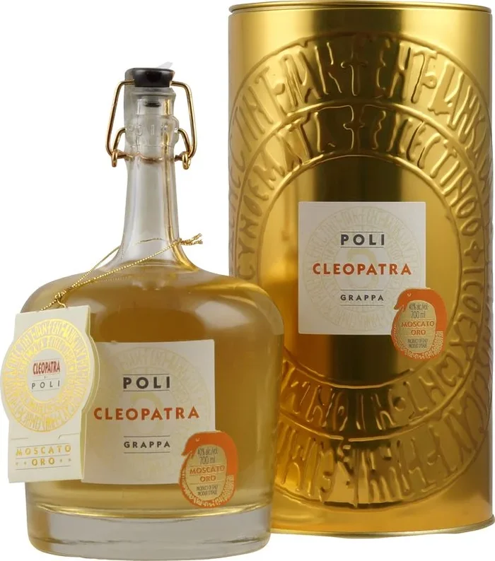 Jacopo Poli Grappa Cleopatra Moscato Oro 0,7l 40%