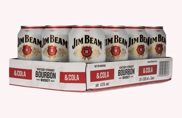 Jim Beam Kentucky Straight Bourbon Whiskey & Cola 4,5% Vol. 12×0,33l Dosen Pfand