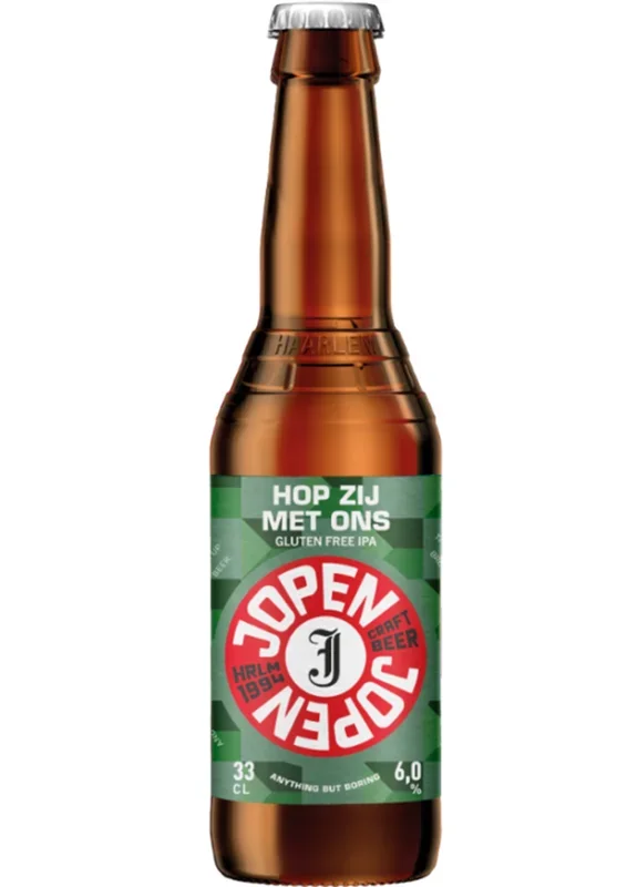 Jopen Hop Zij Met Ons gluten free IPA 0,33 l