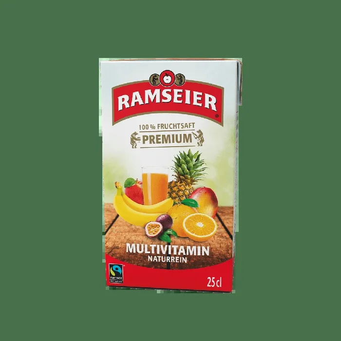 Jus multivitaminé Ramseier 25 cl, paquet de 27 | Achetez maintenant dans notre boutique en ligne