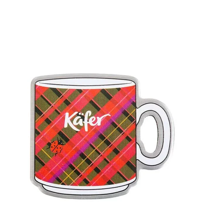 Käfer Weihnachts-Magnet „Tartan“
