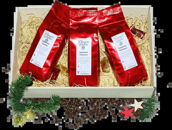 Kaffee Adventspaket – Espresso (1x Espresso Classico + 1x Espresso Premium + 1x Espresso Crema)