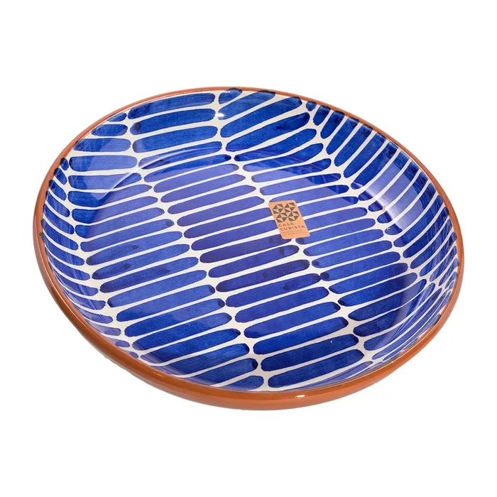 Keramikschale groß | dash blue