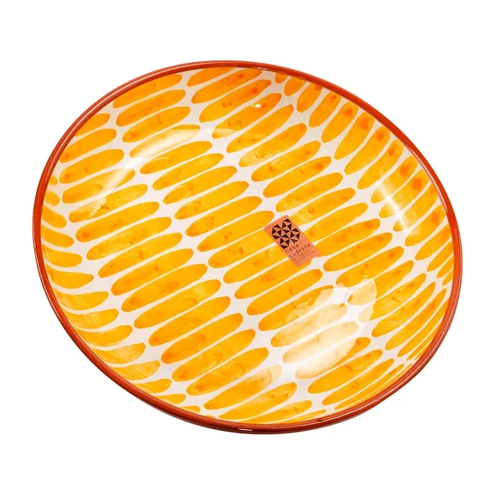 Keramikschale groß | dash tangerine