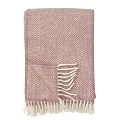 Klippan | Wolldecke Chevron | nude