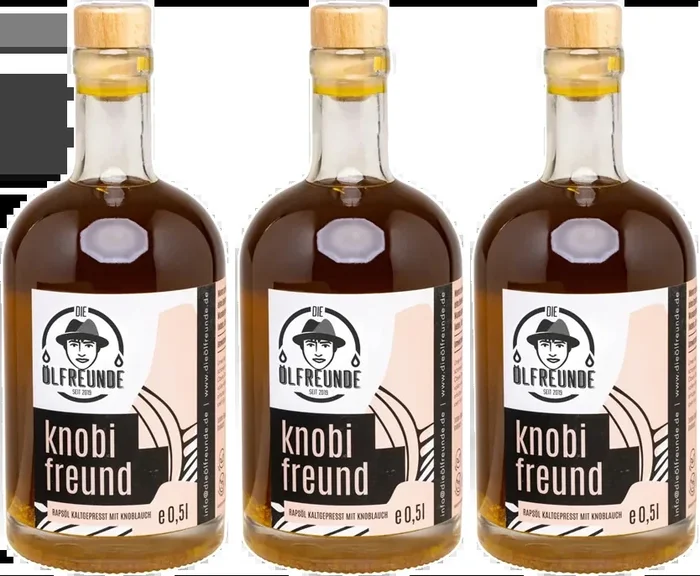 Knobifreund storage pack (3x rapeseed oil with garlic)