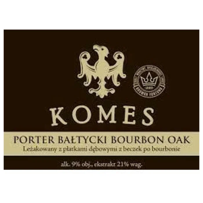 Komes Porter Bałtycki Bourbon OAK 0.5L