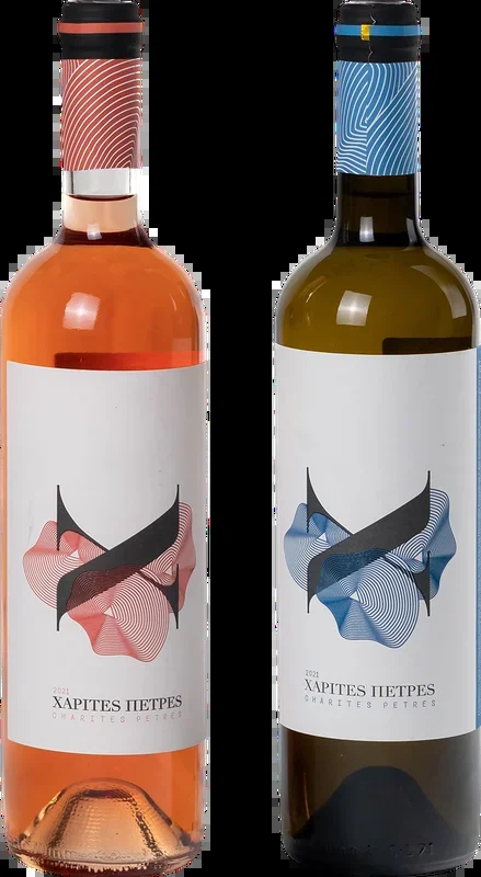 Konstantara organic wine box set of 2 (1x red wine + 1x white wine)