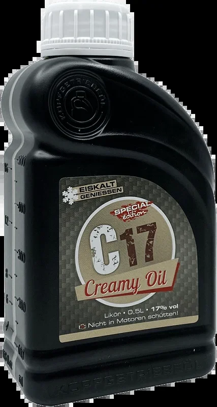 Kopfgetriebeöl C17 Creamy Oil – Sahnelikör mit Tonkabohne