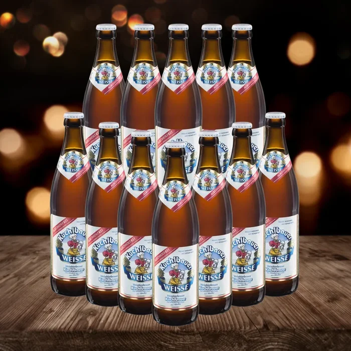 Kuchlbauer Weisse Alkoholfrei German Wheat Beer 500ml Bottles – 0.5% ABV (12 Pack)