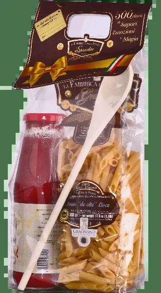 La Fabbrica della Pasta Pasta di Gragnano IGP Sempre Insieme – Kit Penne + Sugo