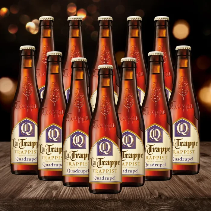 La Trappe Trappist Dutch Quadrupel Beer – 10.00% ABV (12 Pack)