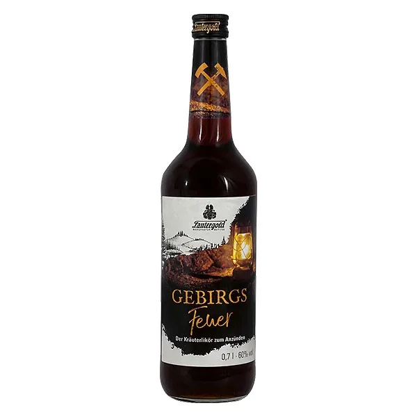 Lautergold Gebirgsfeuer Kräuterlikör 0,7L 60% vol