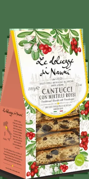 Le Dolcezze di Nanni Cantucci con mirtilli rossi