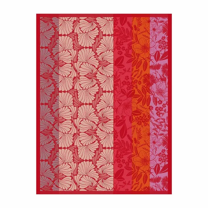 Le Jacquard francais | Geschirrtuch Cottage Fleury | rot