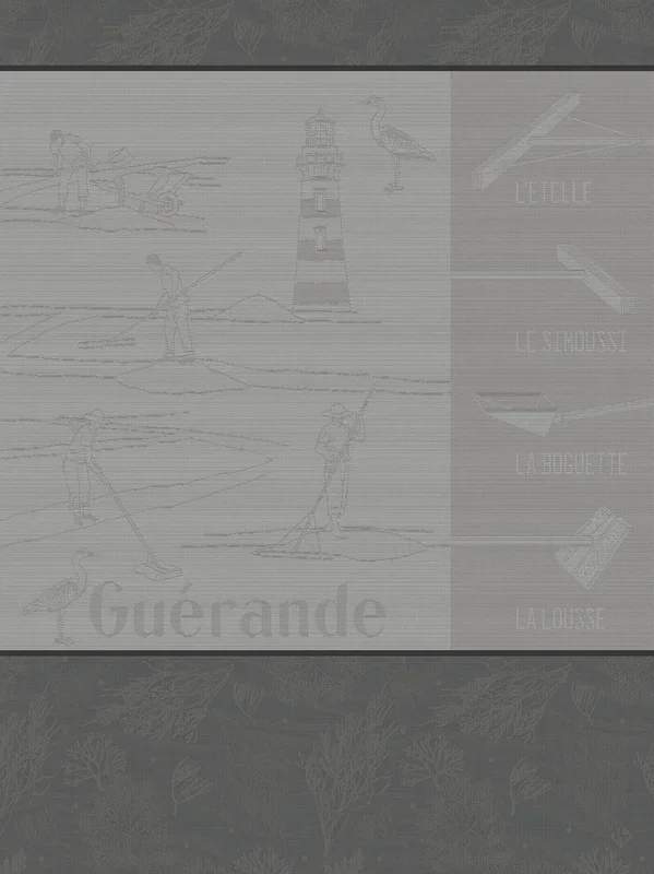 Le Jacquard Francais Geschirrtuch | Marais Salants | grau
