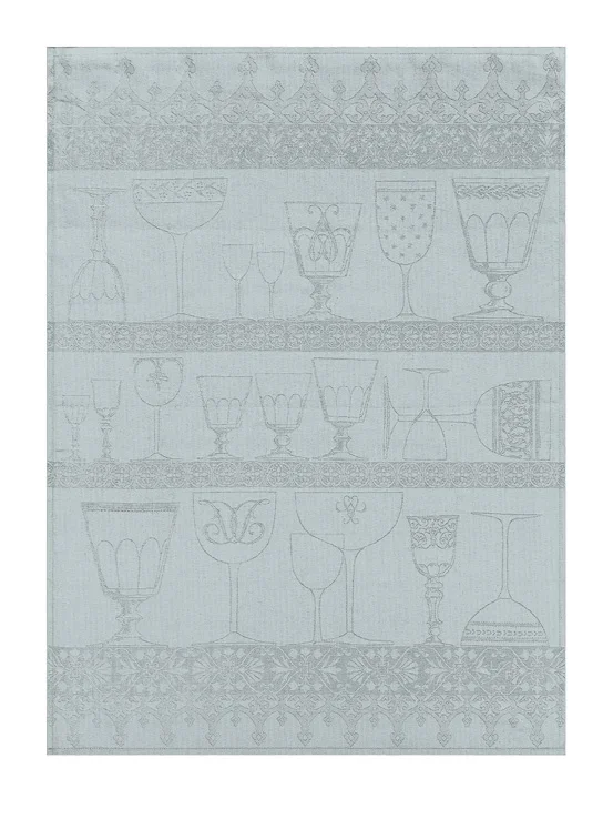 Le Jacquard Francais | Gläsertuch Cristal | Brume