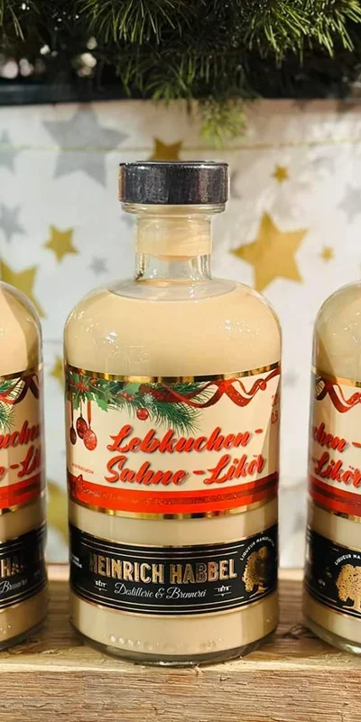 Lebkuchen-Sahne-Likör – Destillerie & Brennerei Heinrich Habbel