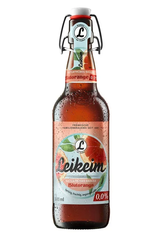 Leikeim Naturtrübes Radler Blutorange alkoholfrei 0.0%