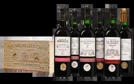Les Medailles d’Or Bordeaux in luxuriöser Weinkiste OHK