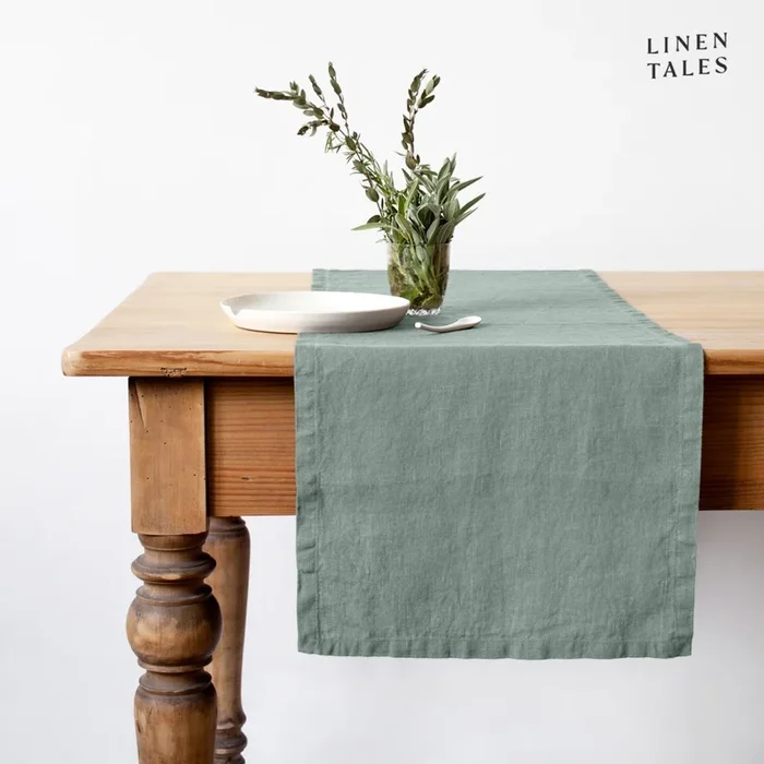 Linen Tales | Leinen Tischläufer | Green Milieu