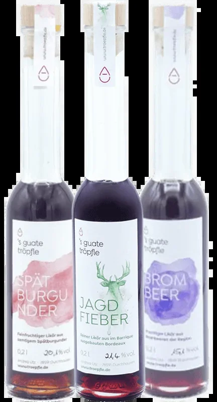 Liqueur mix (Pinot Noir + blackberry + hunting fever)
