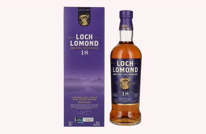 Loch Lomond 18 Years Old Single Malt Caramelised Apple and Wood Smoke 46% Vol. 0,7l in Geschenkbox
