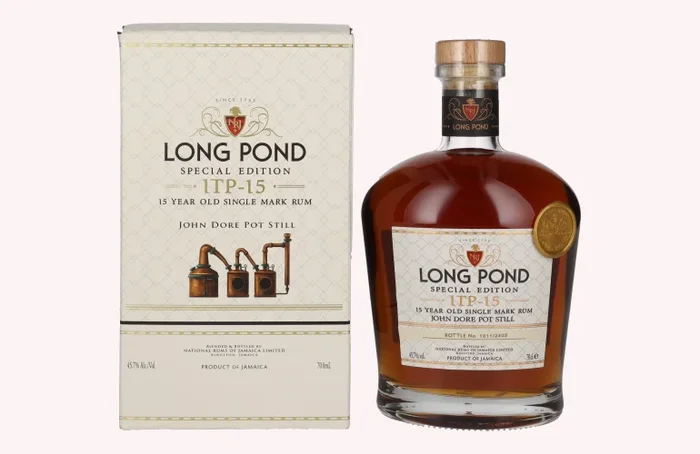 Long Pond Special Edition 15 Years Old Single Mark Rum ITP 15 45,7% Vol. 0,7l in Geschenkbox