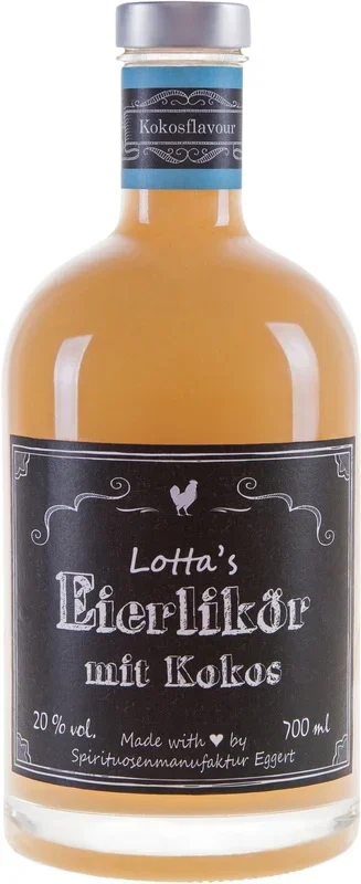 Lottas Eierlik�r mit Kokos 0,7l 20%
