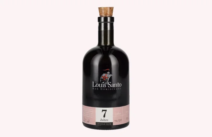Louis Santo 7 Years Old Single Rum Ron Dominicano 40% Vol. 0,5l