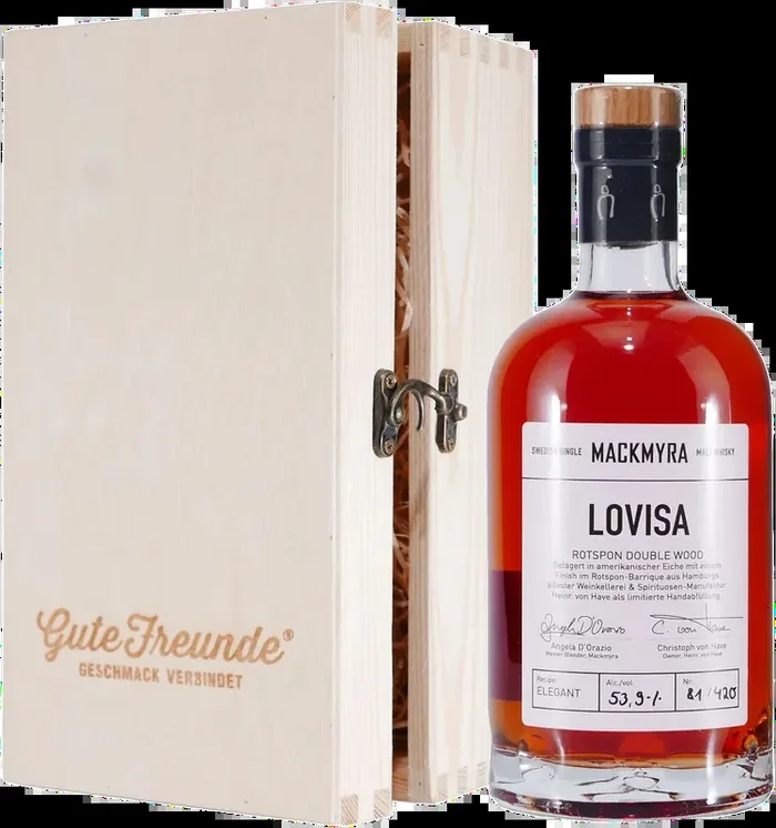 LOVISA Mackmyra mit Geschenk-Holzkiste