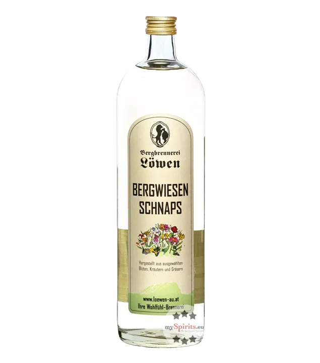 Löwen Bergwiesen Schnaps