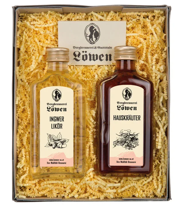 Löwen Geschenk-Set Herzwärmer