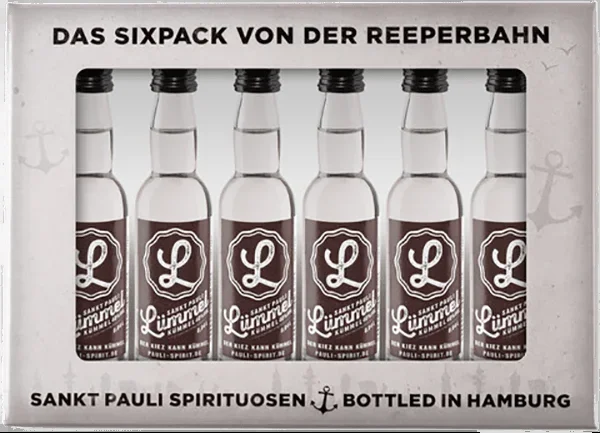 LÜMMEL Kümmel Lütten – Caraway schnapps six-pack in gift box 6x 4cl