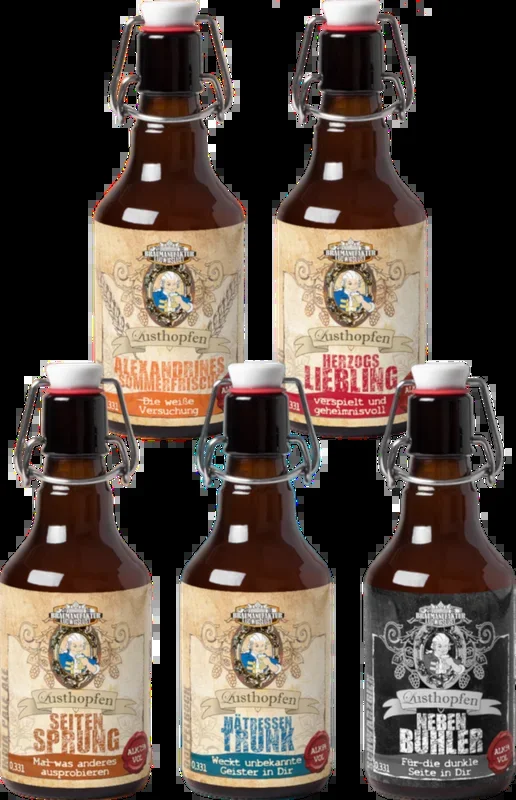 Lust voller Hopfen – 12x Craft Beer von der Braumanufaktur Ludwigslust (Pils + Weizen + Schwarzbier + IPA + Doppelbock)