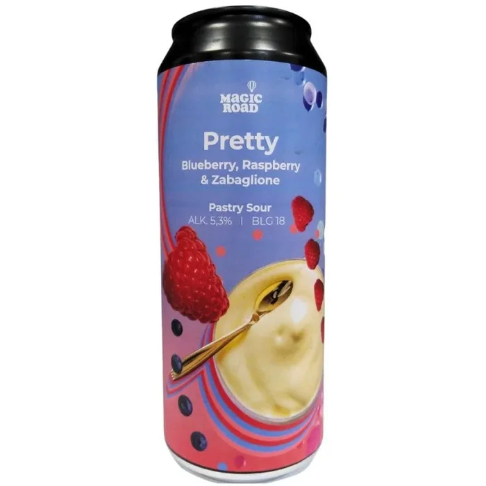 MAGIC ROAD PRETTY BLUEBERRY, RASPBERRY & ZABAGLIONE Pastry Sour