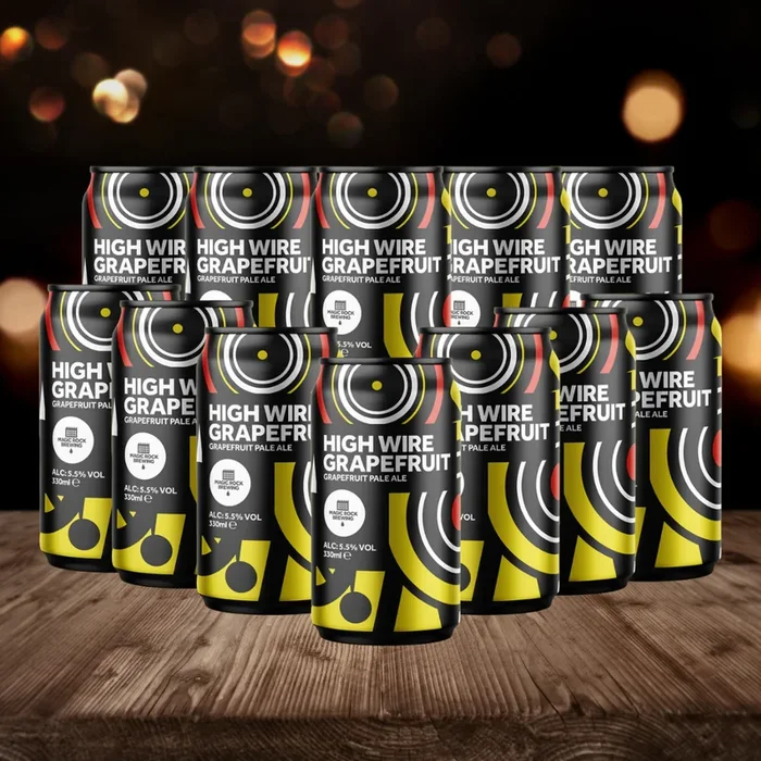 Magic Rock British High Wire Grapefruit Pale Ale 330ml Cans – 5.50% ABV (12 Pack)